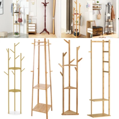 Kleiderständer Garderobenständer Jackenständer Standgarderobe für Handtaschen - Bild 1 von 4