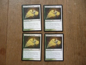 MTG 4 x Shield of the Oversoul common card Shadowmoor Magic The Gathering - Picture 1 of 1