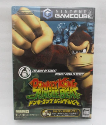 MINT DONKEY KONG JUNGLE BEAT Nintendo GAMECUBE Japan import GC DOL-P-GYBJ - Image 1 of 4