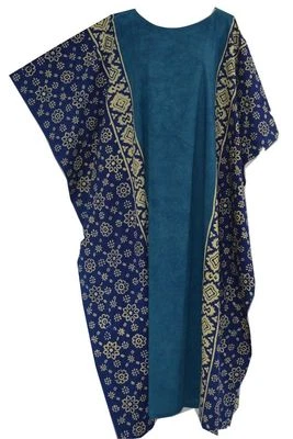 FIJI Cotton Kaftan Ladies Long Beach Cover Up Soft Cool Dress Wear Amazing New