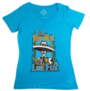 The River Walk T Shirt Women's Blue skeleton - Picture 1 of 4