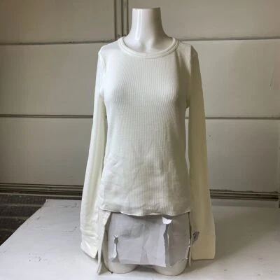 DAILY PRACTICE By Anthropologie Thermal Long-Sleeve Top Women's Size S - Image 1 of 4