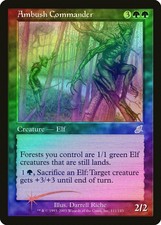 Ambush Commander FOIL Scourge PLD Green Rare MAGIC GATHERING CARD ABUGames