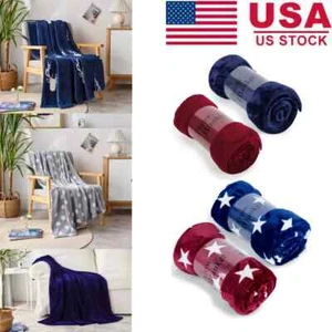 2er Pack Home Microplush Fleecedecke - leichte & ultraweiche Decken Überwurf - Bild 1 von 17