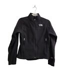 The North Face Windwall Jacket Womens Small Black Full Zip Softshell Outdoor