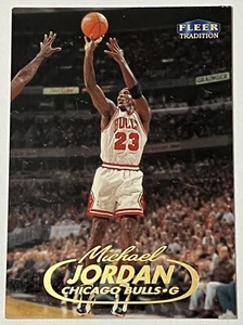 Tarjeta de baloncesto Fleer Tradition 1998-99 - Michael Jordan #23 Chicago Bulls - Imagen 1 de 2