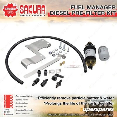 Sakura Fuel Manager Diesel Pre-Filter Separator Kit for Nissan Navara D23 NP300 - image 1 of 3