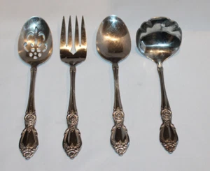 Oneida Community Stainless Plantation set fork serving spoon slotted spoon ladle - Picture 1 of 18