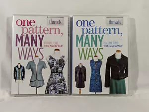 One Pattern Many Ways Volume 1 & 2 Angela Wolf 2013 2-DVD Lot Threads Tested - Picture 1 of 10