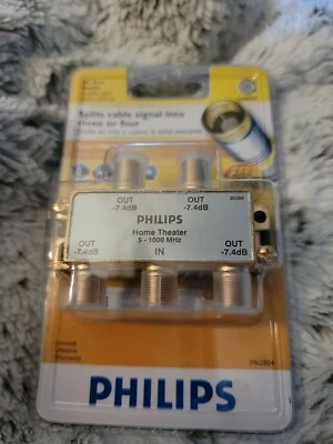 PHILIPS Four-Way Splitter 24K Gold, NIP - Image 1 of 4