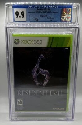 Resident Evil 6 Microsoft Xbox 360 2012 Capcom Sealed CGC Graded 9.9 A++ .. - Image 1 of 4