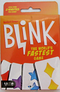 BLINK Card Game 2019 Mattel Ages 7+ Family 2 Players World's Fastest Game NEW
