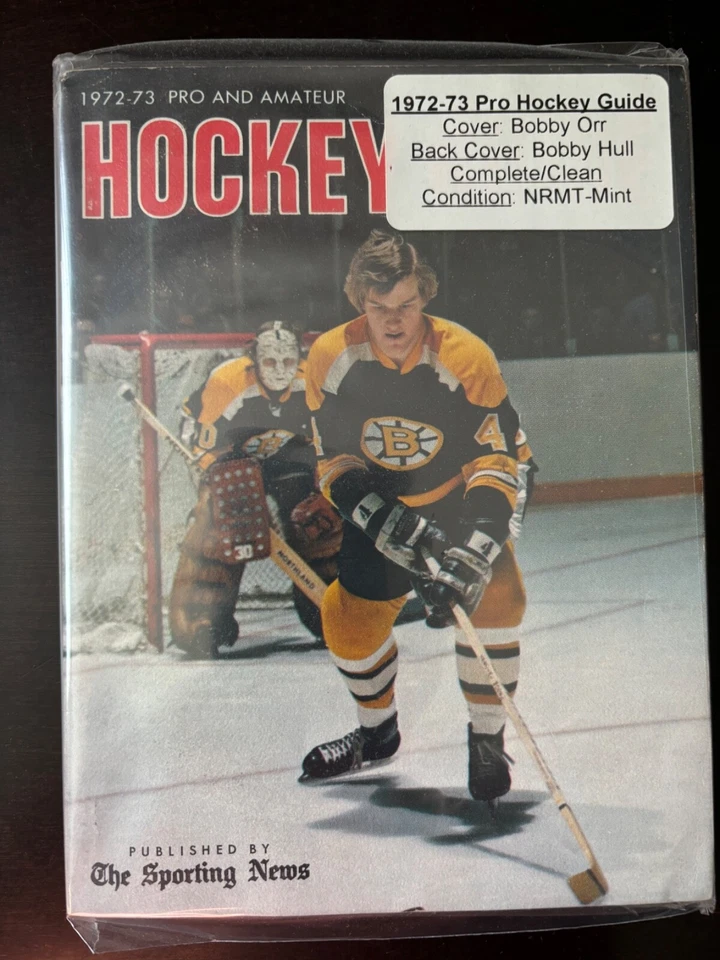 1972-73 Pro Hockey Guide with Orr on Cover: Beautiful! - Image 1 of 1