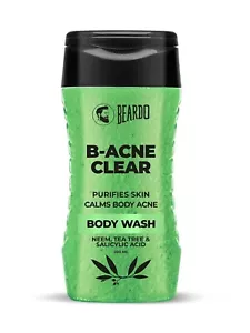 Beardo Body Acne Body Wash for Men | With Neem Tea Tree and Salicylic Acid 200ml - Picture 1 of 8
