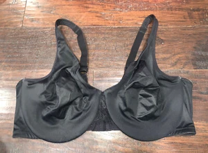 Dream Fit Black Underwire Unlined Bra 42 DD  - Picture 1 of 2