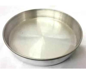 2x Aluminium Pizza Plate Aluminium Heavy Pizza Oven Plate Pan Catering 2'' Deep - Picture 1 of 1