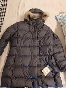 The North Face Women's Dealio Down Parka Jacket Fur Hooded Black Sz 3XL - Picture 1 of 6