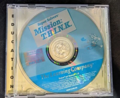Super Solvers Mission THINK PC Game CDrom Thinking Skills Educational V1.0 1997 - Image 1 of 4