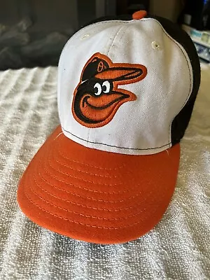 MLB Authentic On Field New Era Fitted Hat Baltimore Orioles Orng/Blk Size 6 7/8 - Image 1 of 4