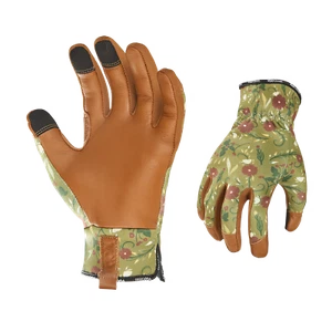 Vgo 1 par de guantes de trabajo de jardinería de cuero de cabra para damas, protección contra ratch (GA7476) - Imagen 1 de 7