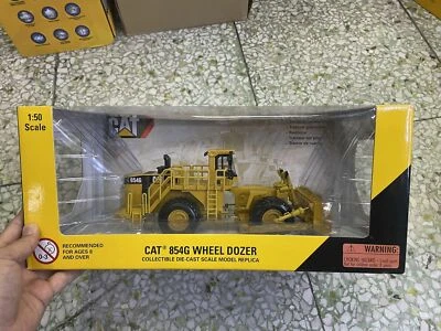 Norscot Caterpillar Cat 854G Wheel Dozer 1/50 Scale DieCast Model 55159 New Box - Image 1 of 4