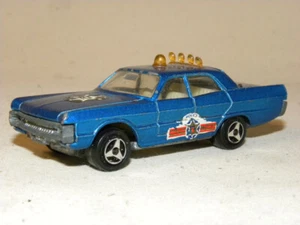 JOUET MINIATURE MAJORETTE SERIE 200 VOITURE PLYMOUTH FURY POLICE CAR N°216 1/70 - Imagen 1 de 10
