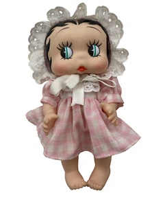 Vintage 1987 Presents Baby Boop Doll 9” Pink Gingham from Presents  Betty - Picture 1 of 9