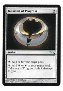MTG 1x Talisman des Fortschritts Mirrodin Modern Magic the Gathering Karte x1 NM - Bild 1 von 2