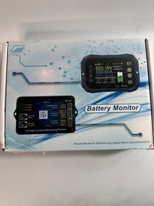 KG160F 0-120V 600A Battery Monitor Coulometer Voltage Current Meter Support APP - Imagen 1 de 3