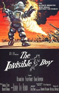 The Invisible Boy. 1957 Dvd. Richard Eyer. copy of public domain film. - Picture 1 of 1