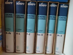 Römpp Chemie Lexikon Lehrbuch wie neu 6 Bände 9. Auflage Thieme Verlag - Bild 1 von 1