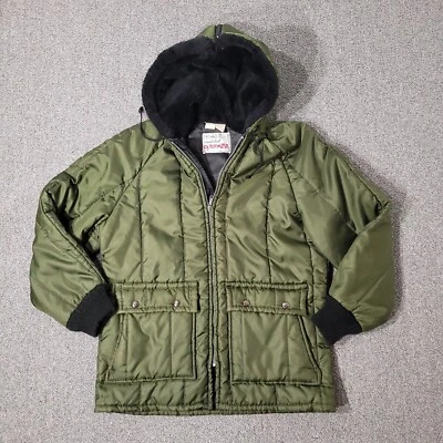 Walls Insulated Outerwear Jacket Mens Small Army Green VINTAGE *See Description  - Image 1 of 4