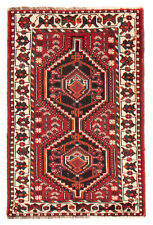 Traditional Vintage Hand-Knotted Carpet 3'3" x 4'11" Wool Area Rug