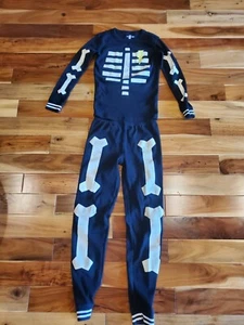 Gymboree Size 14 Gymmies Pajamas PJs Halloween Skeleton Boy Girl - Picture 1 of 6