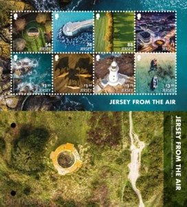 Trikot Briefmarken: "Trikot aus der Luft" Präsentationspaket postfrisch Block 2021 - Bild 1 von 5