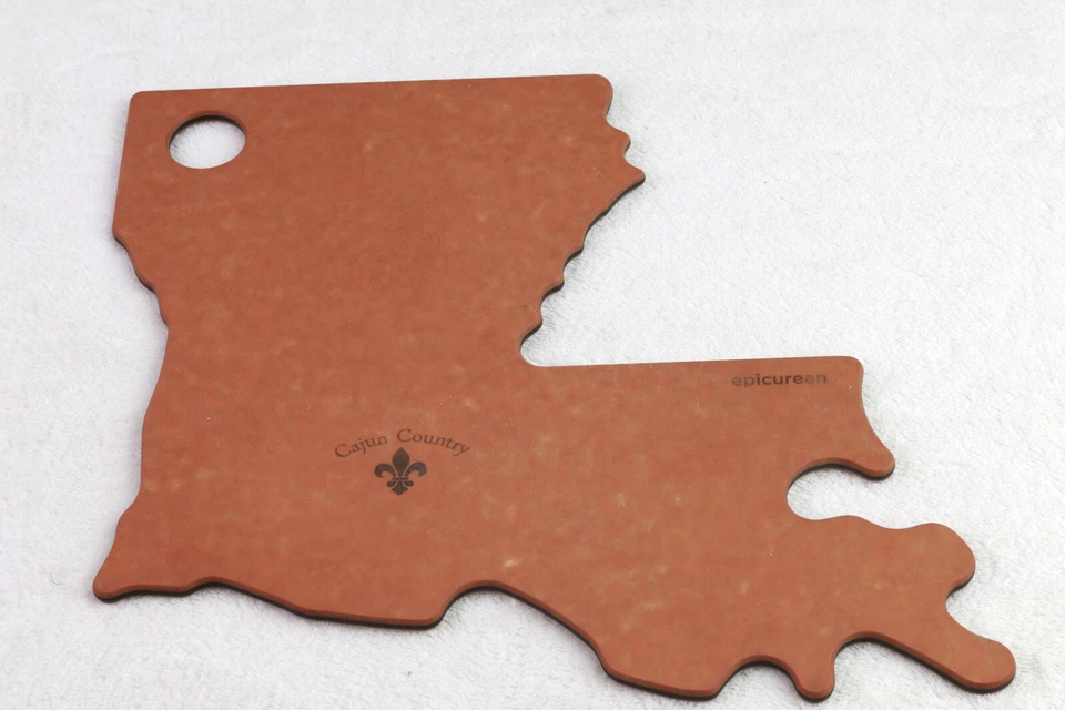 Louisiana Cajun Country Cutting/Charcuterie Board, Epicurean 11 in, Home Decor - Image 1 of 4