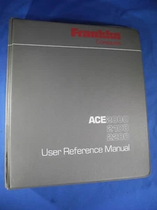 Vintage Computer Franklin ACE 2000, 2100, 2200 User Reference Manual - Picture 1 of 16