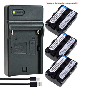 Battery or charger for SONY HandyCam DCR-TRV22E DCR-TRV33E NP-FM50 NP-FM30 FM50 - Picture 1 of 49