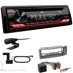 JVC KD-DB622BT DAB Auto Radio USB BT für Renault Megane I Megane Scenic hellgrau - Bild 1 von 5