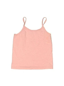Hanes Girls Pink Sleeveless Top 6 - Picture 1 of 2