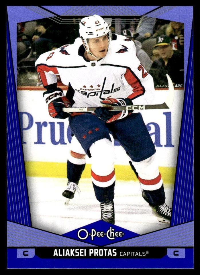 2024-25 O-Pee-Chee Blue Border Aliaksei Protas Washington Capitals #114 - Image 1 of 2