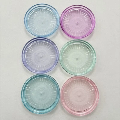 Juego de 6 posavasos acrílicos acuarela Tupperware colores pastel Foto 1 de 4