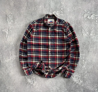 Penfield S Flannel Shirts Checkered Button Long Sleeve Vintage Streetwear  - Image 1 of 4
