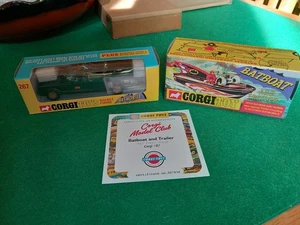 Corgi Batmobile, Bat Boat, Trailer. Mint in boxes, paperwork  cert. 2nd Edition. - Picture 1 of 8
