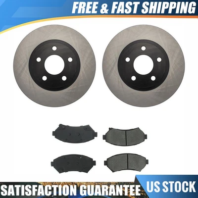 Pastillas de freno delanteras y rotores para Buick Park Avenue 2000 2001 2002 2003 2004 2005 Foto 1 de 4