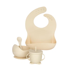 Silicone Feeding Set - Mellow Yellow - Picture 1 of 7
