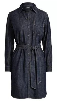 Lauren Ralph Lauren Belted Denim Shirtdress, XL, $145 - Image 1 of 4