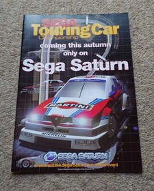 Sega Touring Car Championship Print Game Advert Saturn 1997 DTM