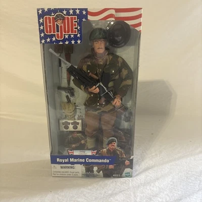 Novo boneco de ação Hasbro GI Joe Royal Marine Commando 2001. Frete rápido.  - Imagem 1 de 4
