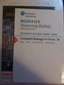 CAMPBELL BIOLOGY IN FOCUS LSLF and MOD MSTGBIO/et VP AC New Sealed - Bild 1 von 1